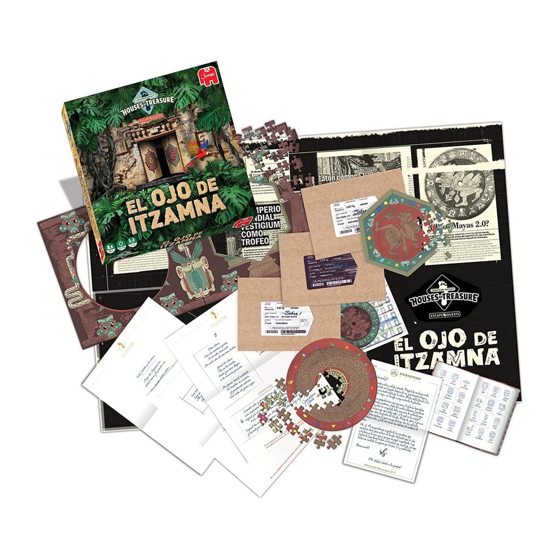 JUEGO DE MESA ESCAPE QUEST EL OJO DE ITZAMA PEGI 16
