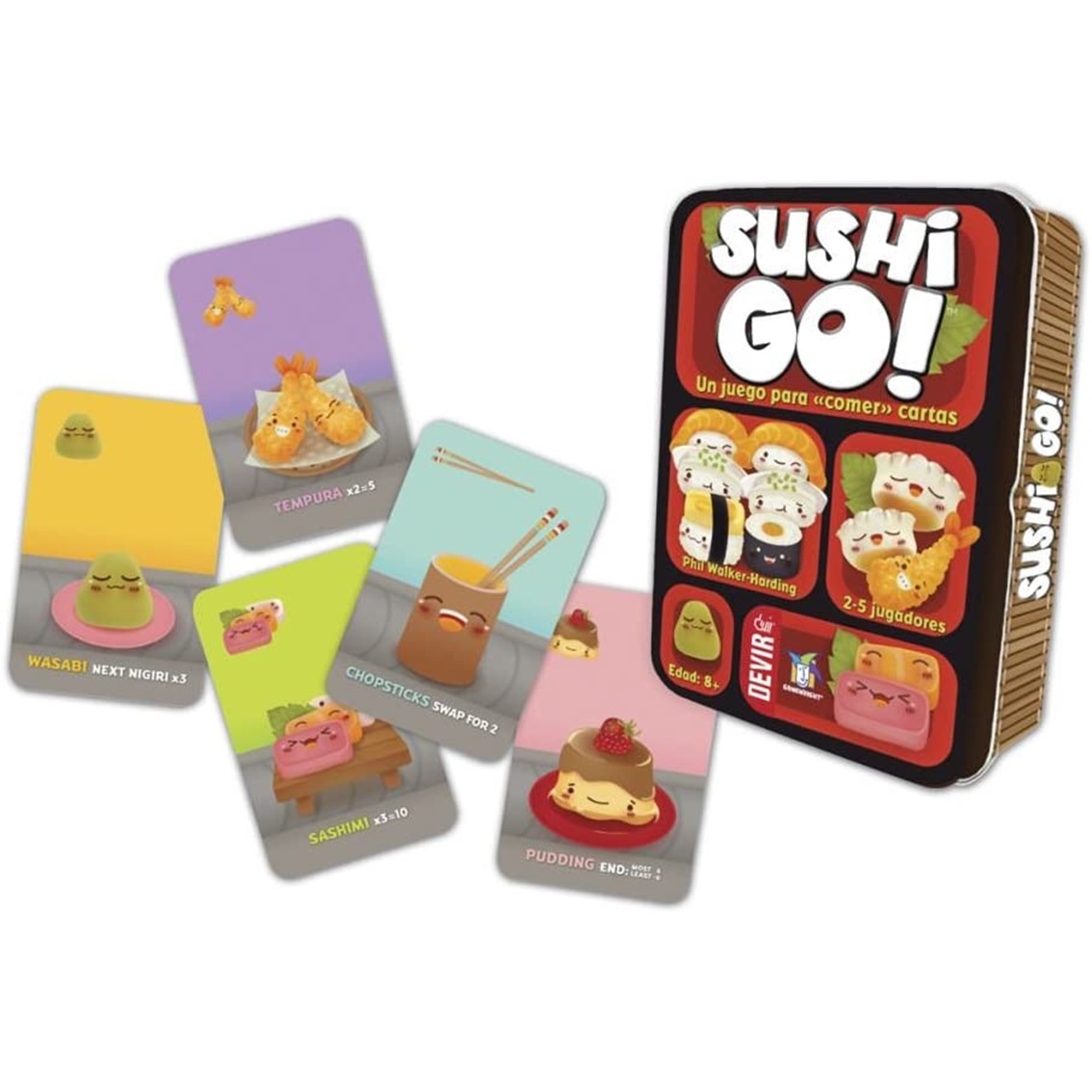 JUEGO DE MESA DEVIR SUSHI GO PEGI 10