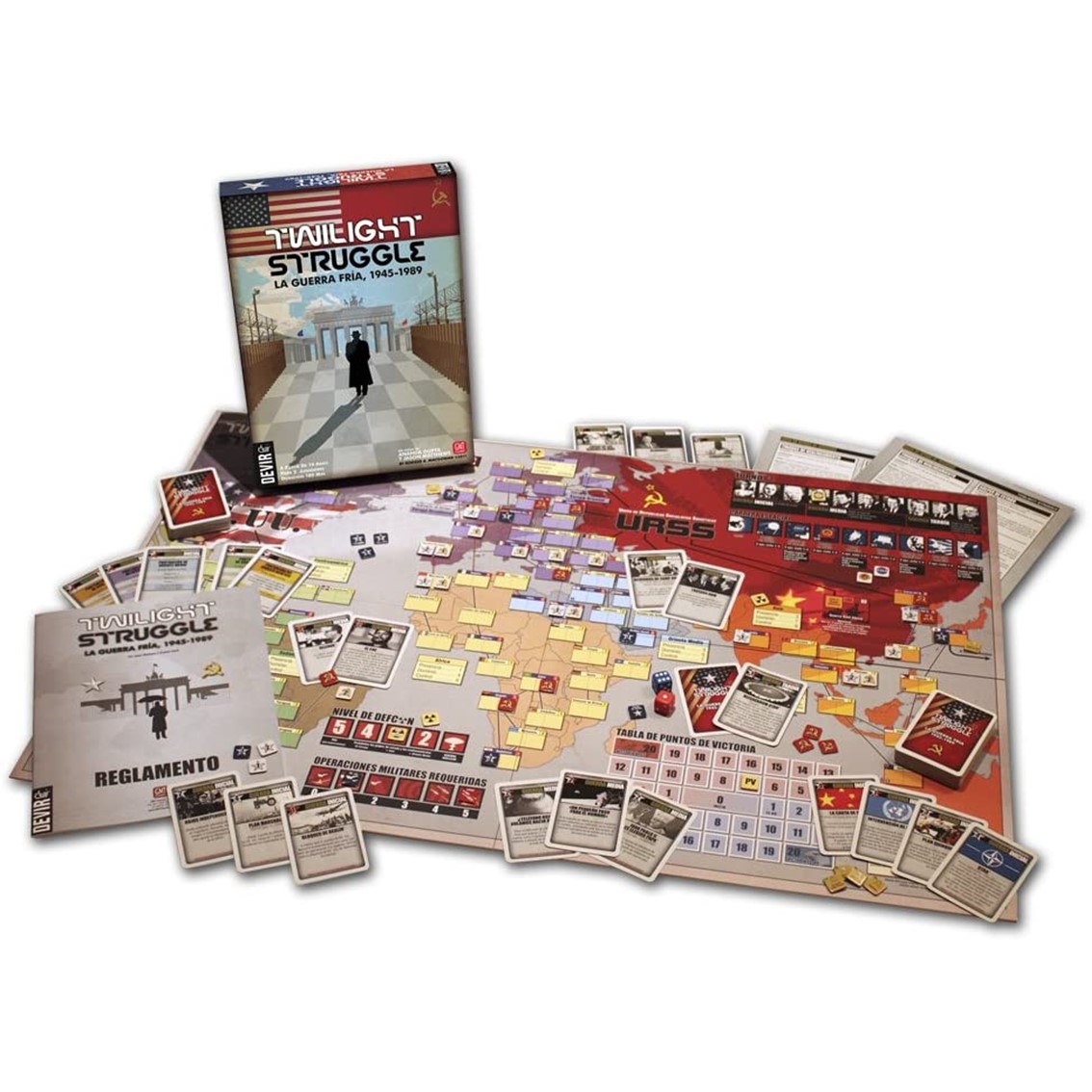 JUEGO DE MESA DEVIR TWILIGHT STRUGGLE: LA GUERRA FRÍA PEGI 14