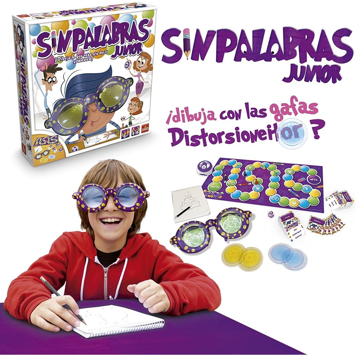 JUEGO DE MESA SIN PALABRAS JUNIOR PEGI 6