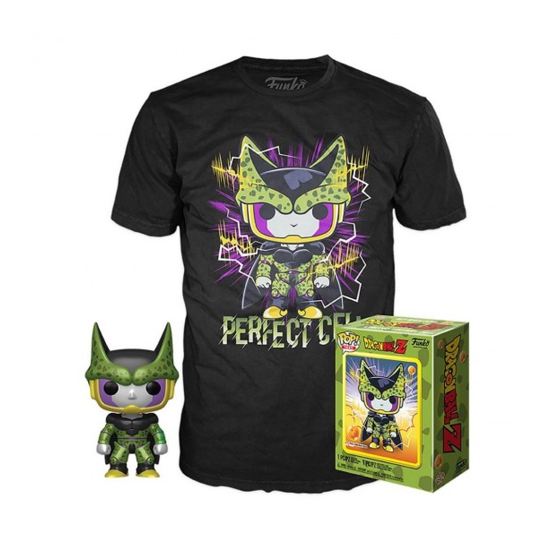 FUNKO POP DRAGON BALL Z CELULA PERFECTO + CAMISETA TALLA ALEATORIA UT-56669