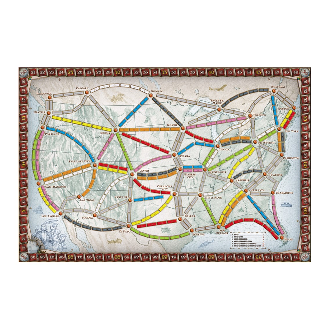 JUEGO DE MESA AVENTUREROS AL TREN PEGI 8