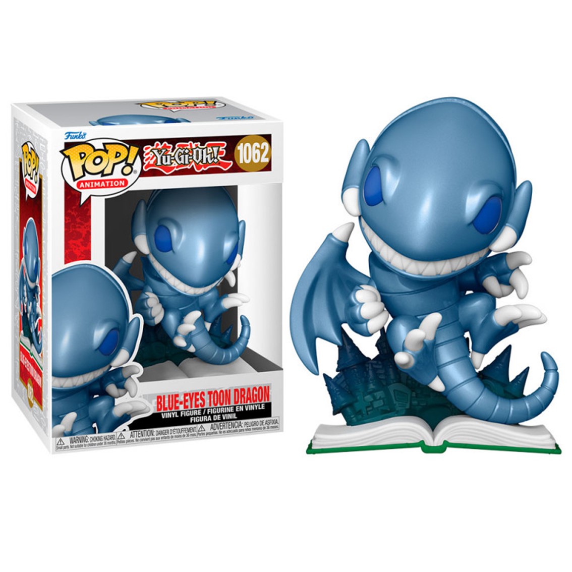 FUNKO POP ANIMACIÓN YU-GI-OH BLUE EYES TOON DRAGON 57648