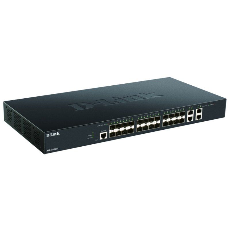 SWITCH D-LINK 24 PUERTOS 10GB DXS 1210-28S 24 X 10GBASE-X + 4 X 10GB ETHERNET