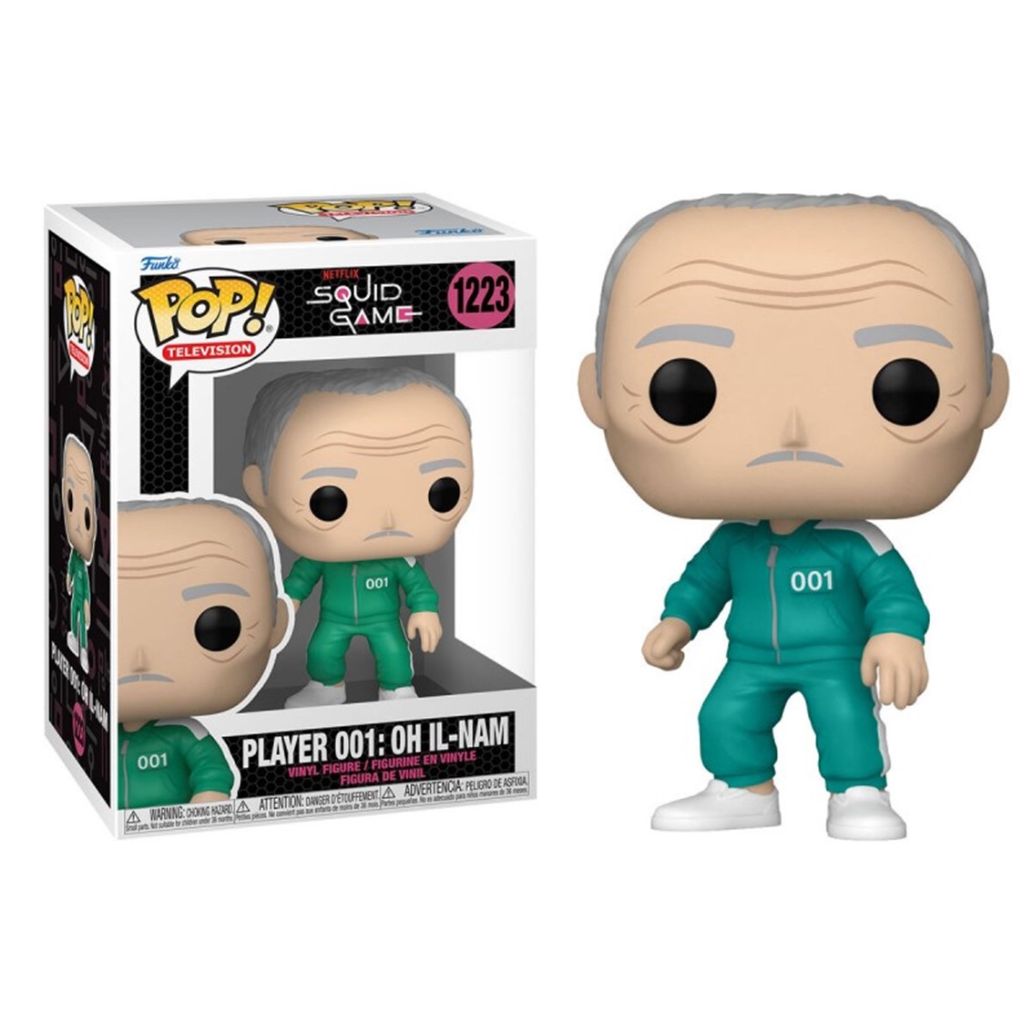 FUNKO POP SERIES TV EL JUEGO DEL CALAMAR JUGADOR 001: OH IL-NAM