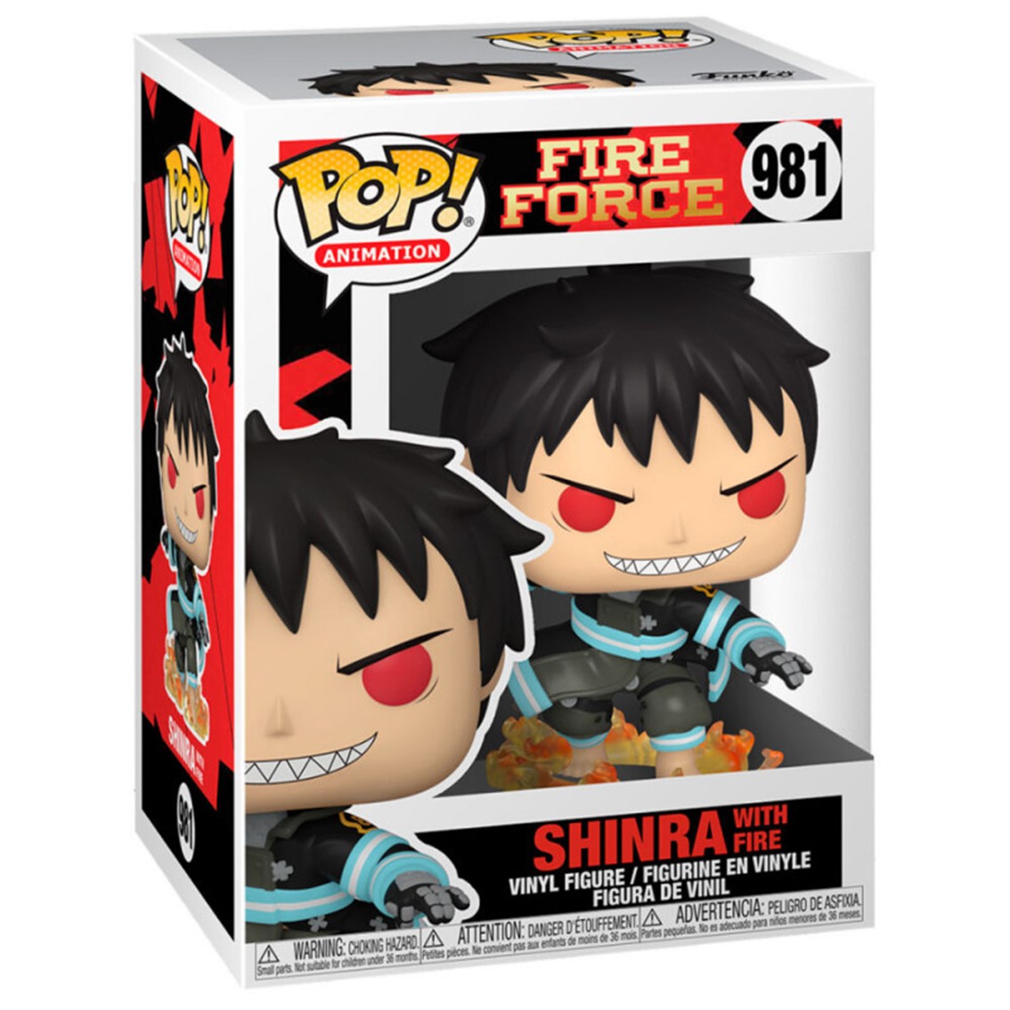 FUNKO POP ANIMACION FIRE FORCE SHINRA CON FUEGO 56159