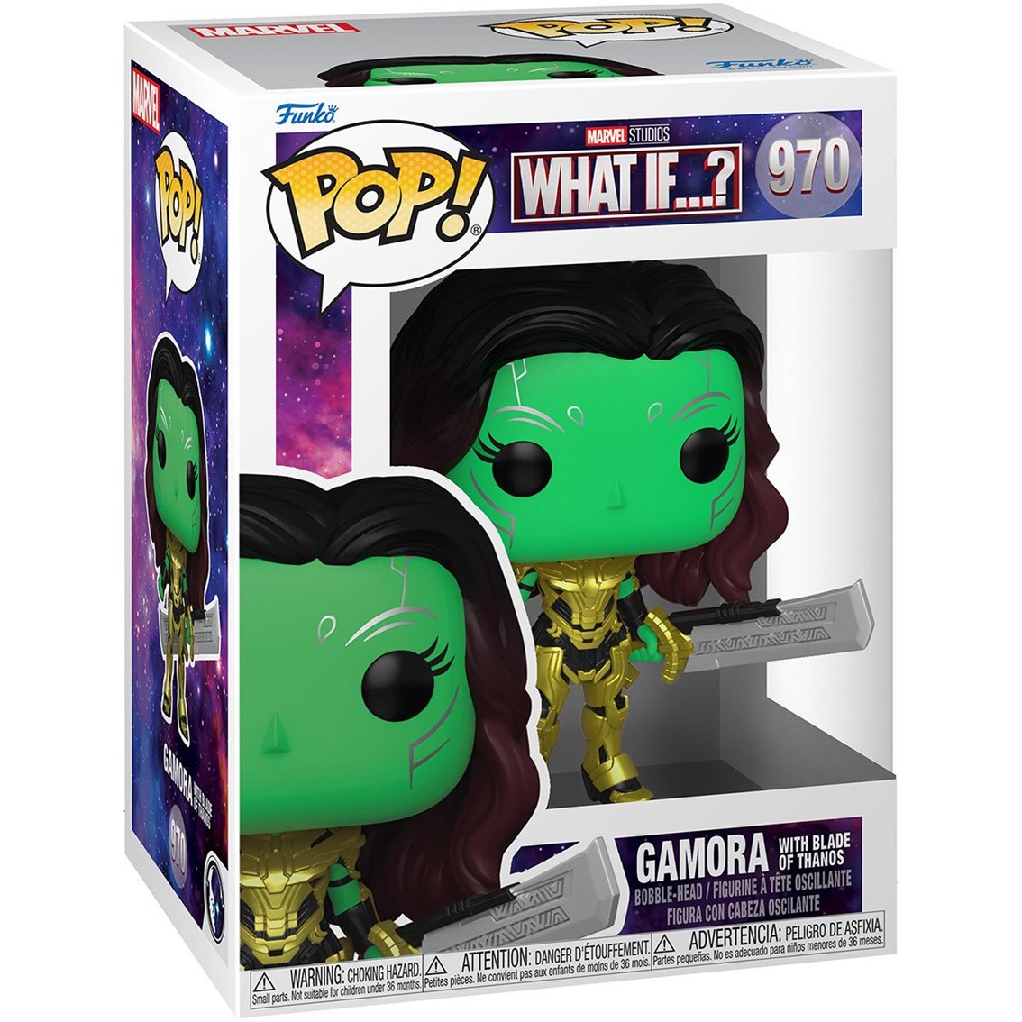 FUNKO POP MARVEL WHAT IF GAMORA CON ESPADA DE THANOS 58651