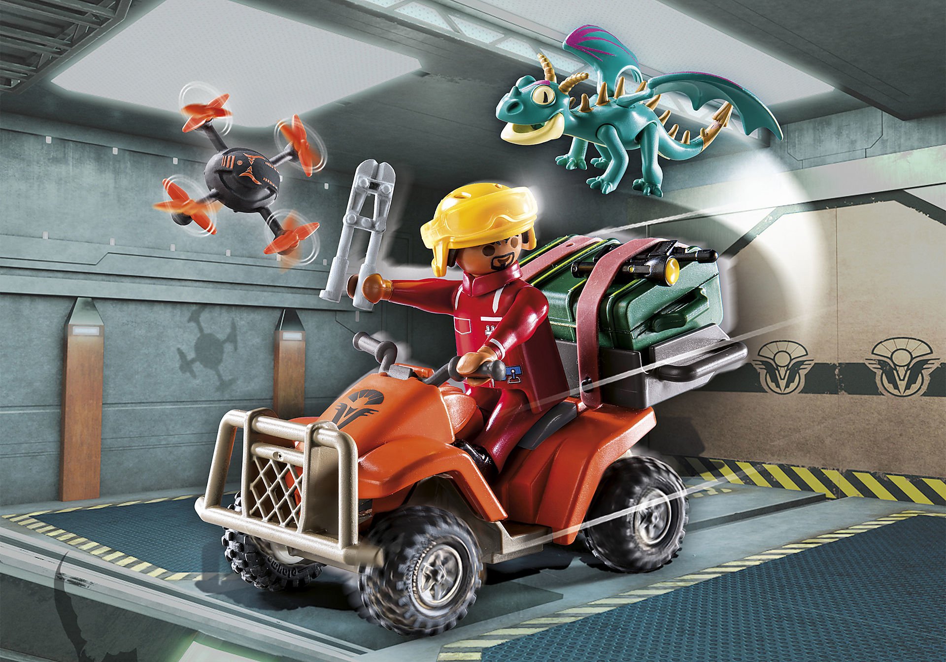 PLAYMOBIL DRAGONES : NINE REALMS : ICARIS QUAD