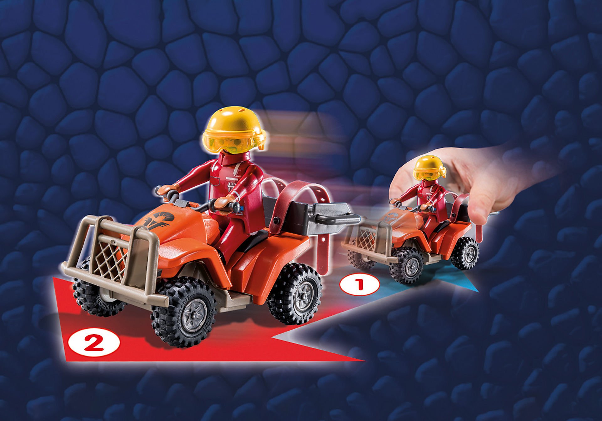 PLAYMOBIL DRAGONES : NINE REALMS : ICARIS QUAD