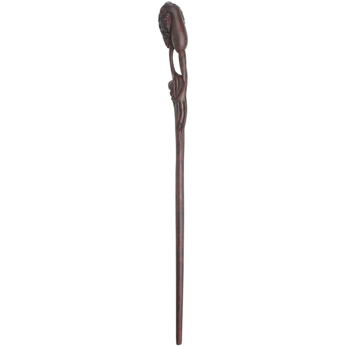 REPLICA THE NOBLE COLLECTION HARRY POTTER KINGSLEY SHAKLEBOLT VARITA CON CAJA Y PLACA DE IDENTIFICACION