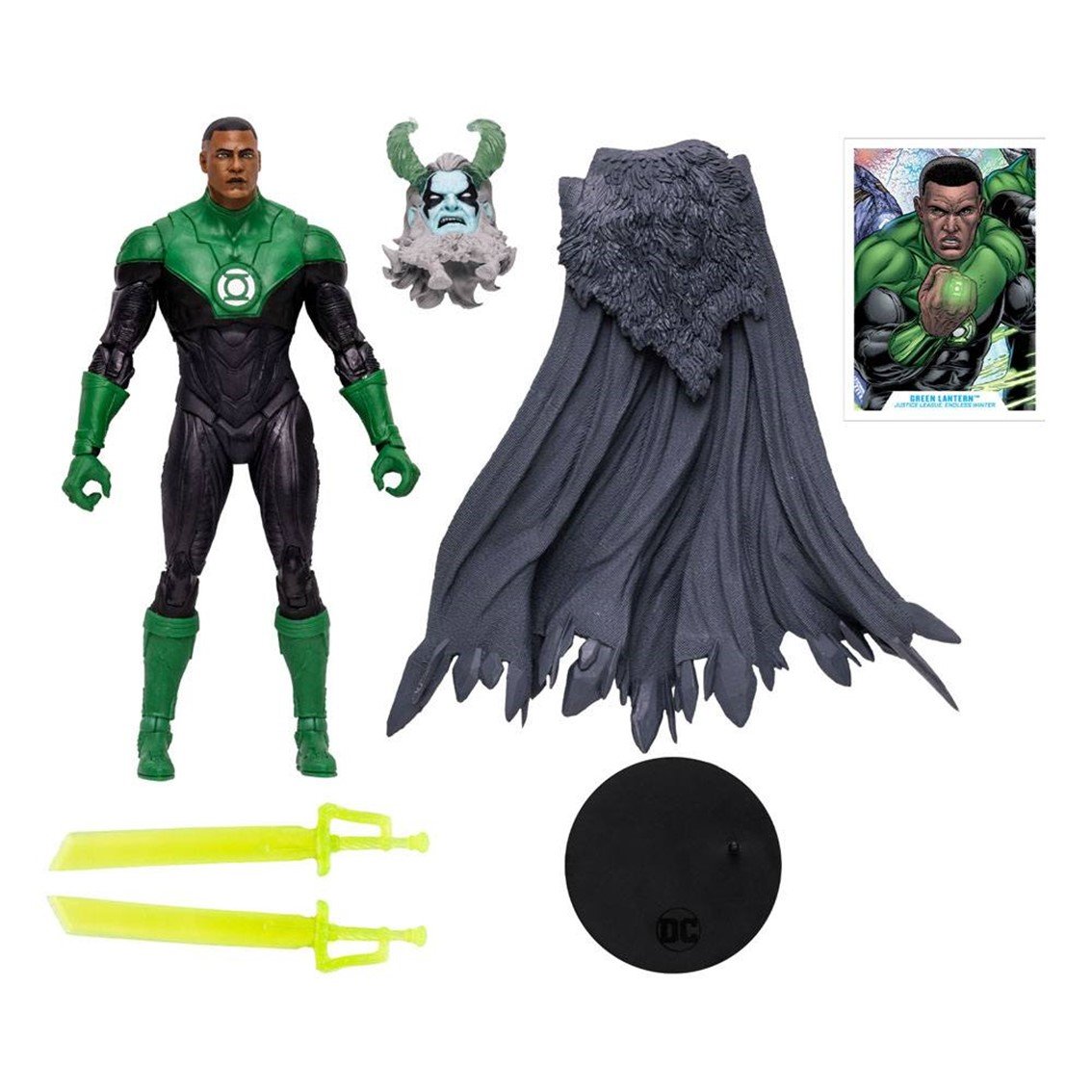FIGURA MCFARLANE TOYS DC MULTIVERSE BUILD A JOHN STEWART LINTERNA VERDE ENDLESS WINTER