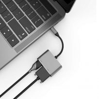 ADAPTADOR EWENT USB TIPO C A HDMI 4K Y VGA 15CM / MACHO - HEMBRA