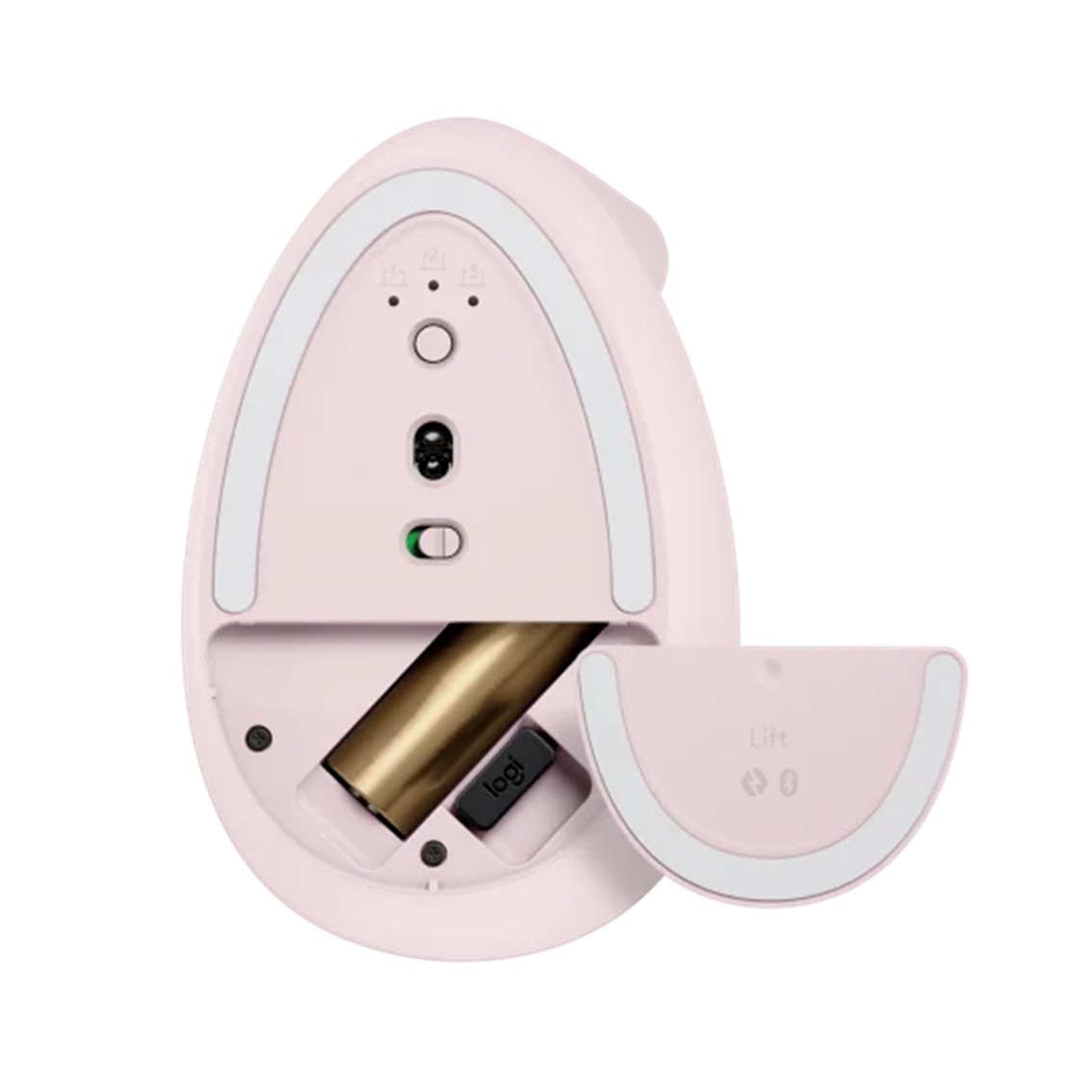 MOUSE RATON VERTICAL LOGITECH LIFT 6 BOTONES 4000 DPI WIRELESS INALAMBRICO ROSA