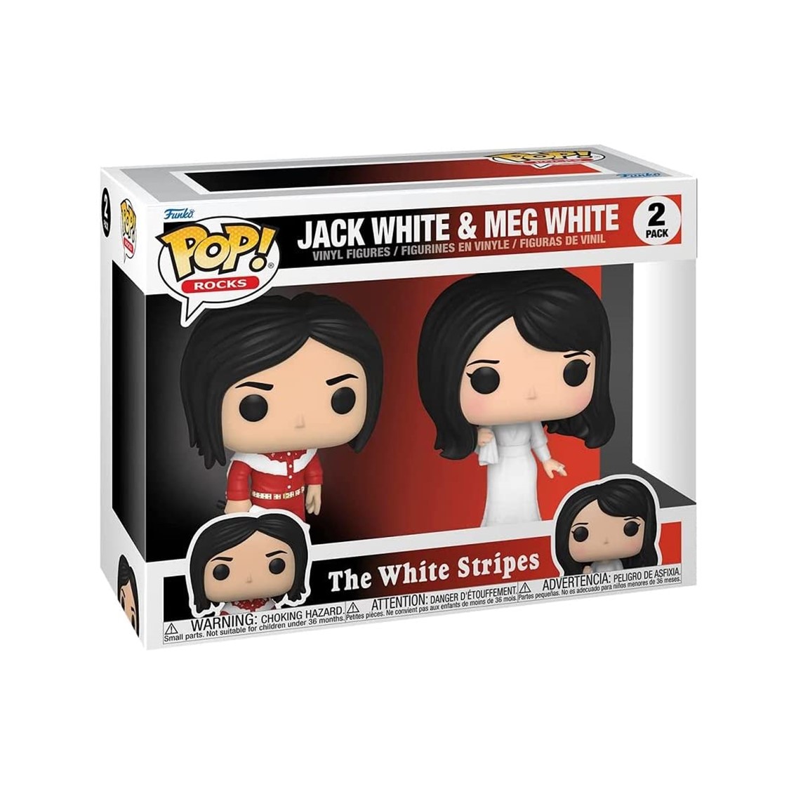 FUNKO POP ESTRELLAS DEL ROCK THE WHITE STRIPES PACK 2 61428