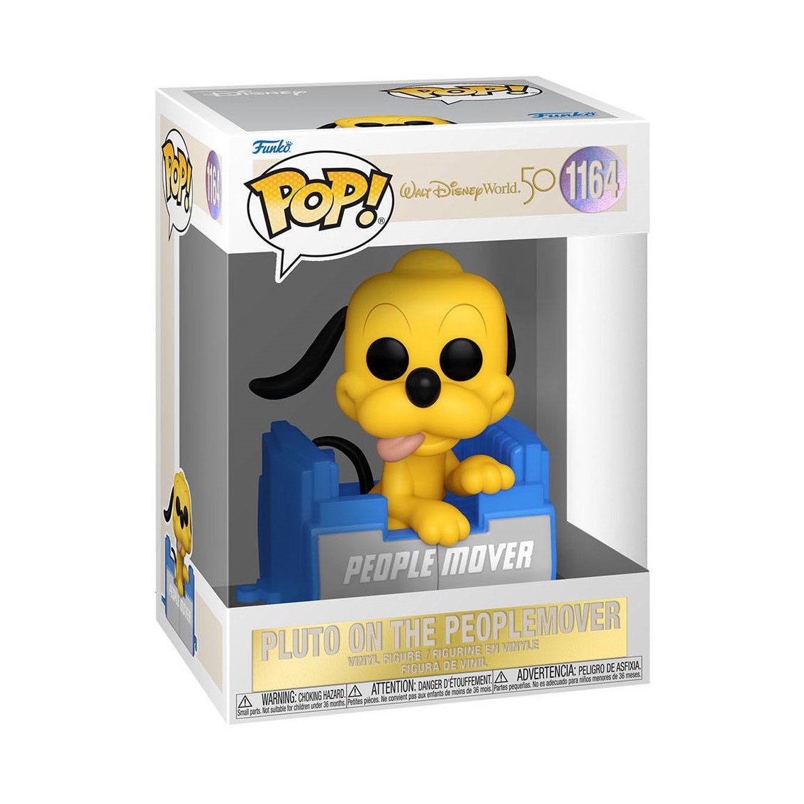 FUNKO POP DISNEY WALT DISNEY ANIVERSARIO 50TH PEOPLE MOVER PLUTO 59509