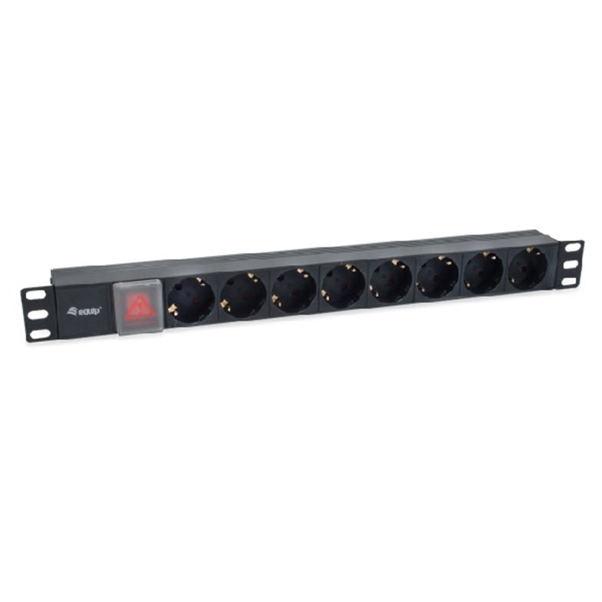 REGLETA EQUIP RACK 19" 1U 8 TOMAS CON INTERRUPTOR CABLE IEC 14 ESPECIAL SAI