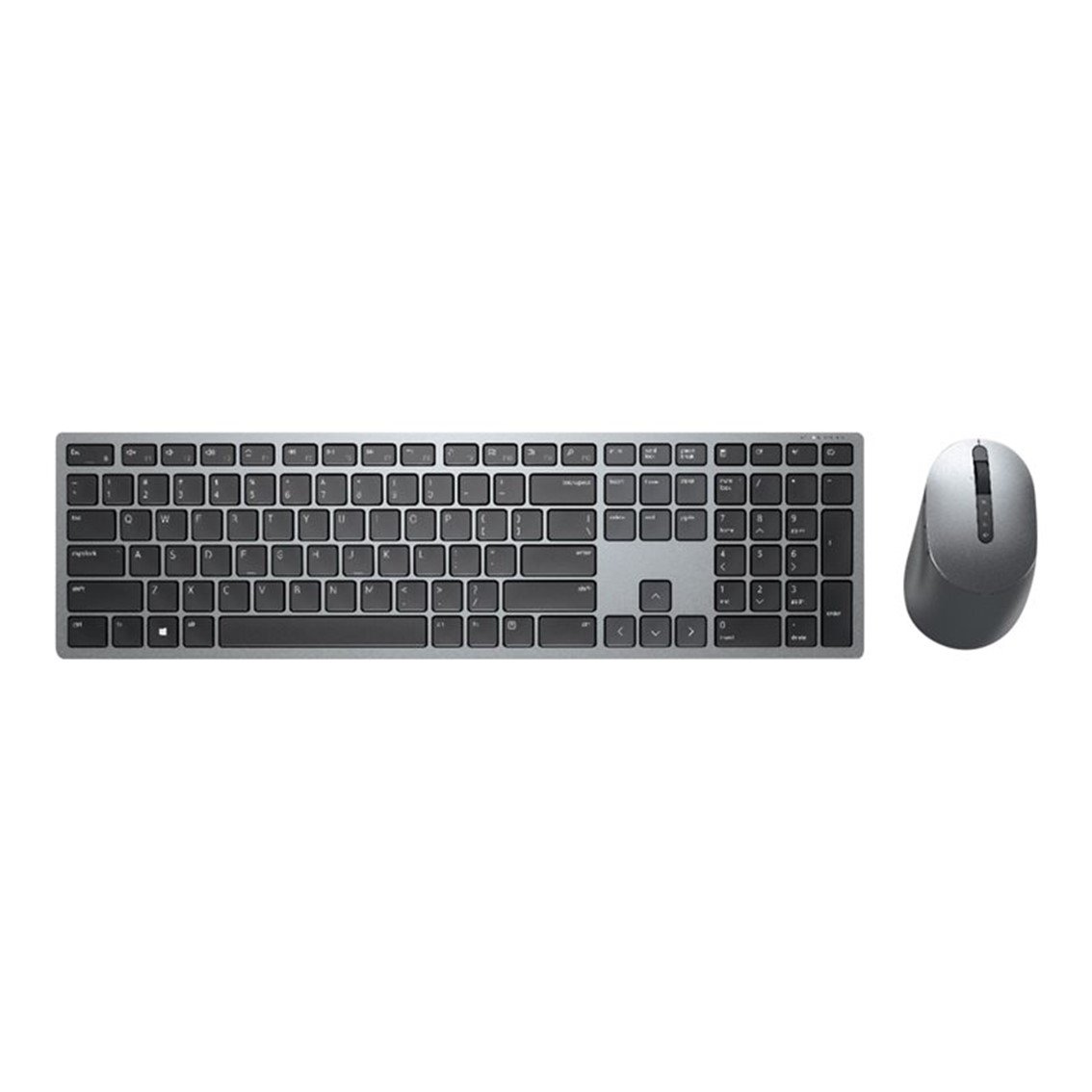 KIT TECLADO + MOUSE RATON DELL PREMIER MULTI-DEVICE KM7321W WIRELES INALAMBRICO GRIS TITANIO