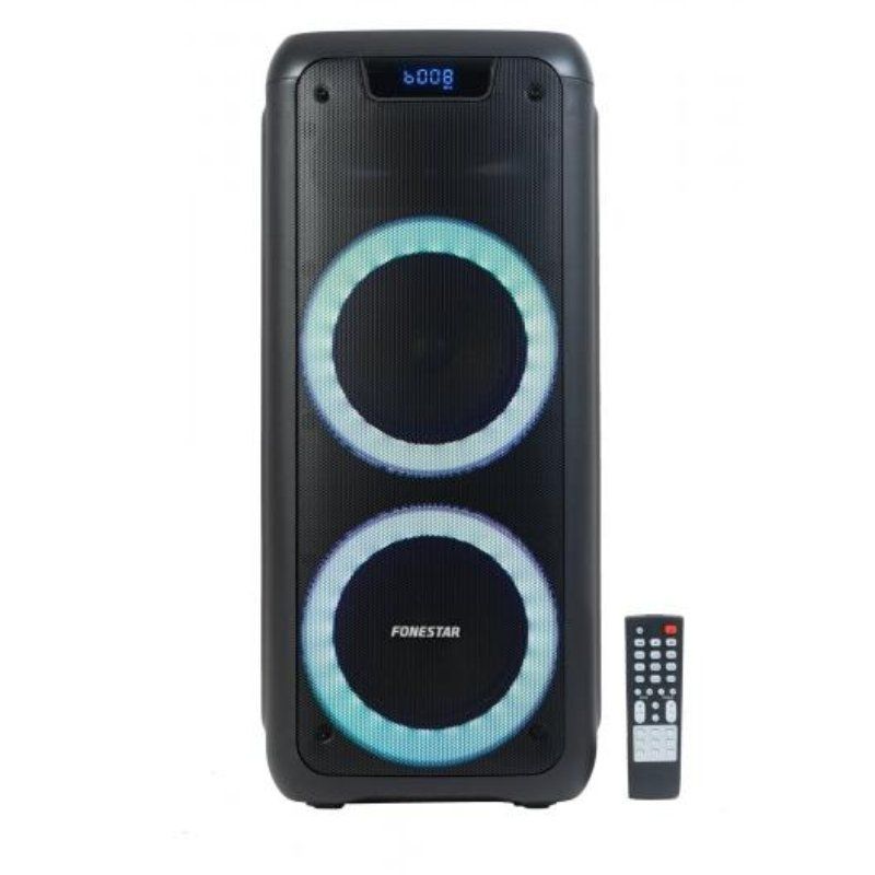 ALTAVOZ PORTATIL FONESTAR PARTY-DUO BLUETOOTH/ 100W / MANDO A DISTANCIA