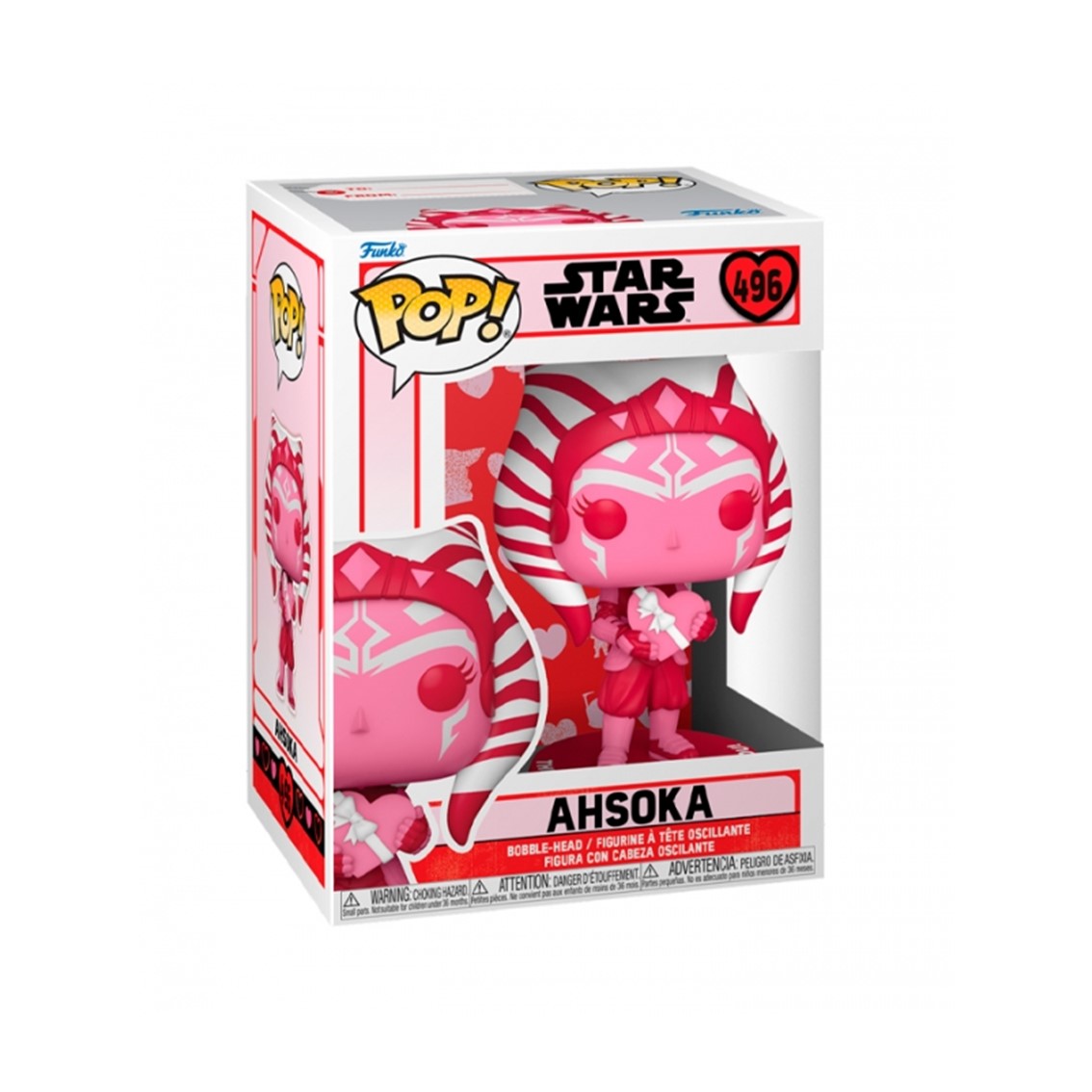 FUNKO POP STAR WARS THE MANDALORIAN SAN VALENTÍN AHSOKA 60120