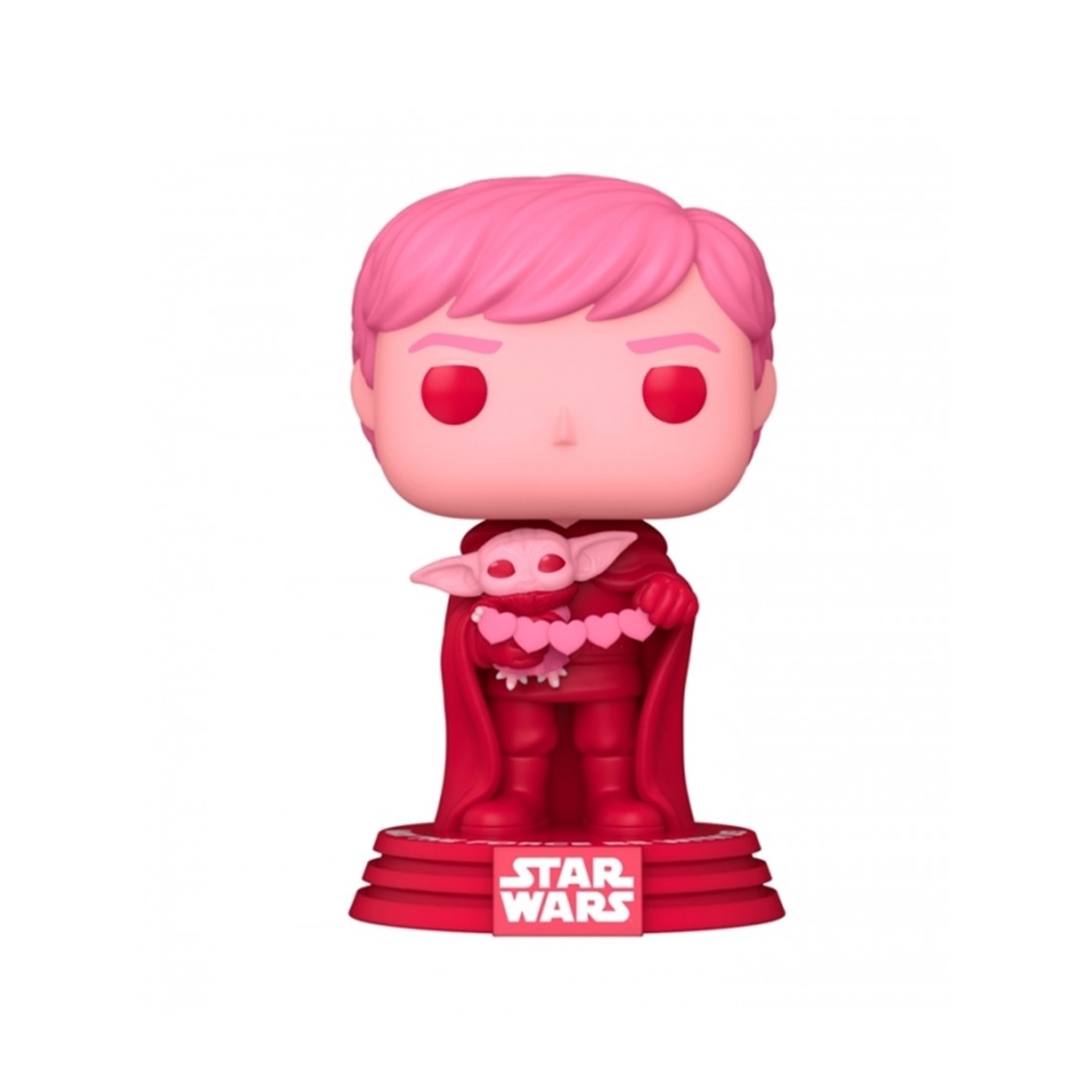 FUNKO POP STAR WARS THE MANDALORIAN SAN VALENTÍN LUKE SKYWALKER & GROGU 60125