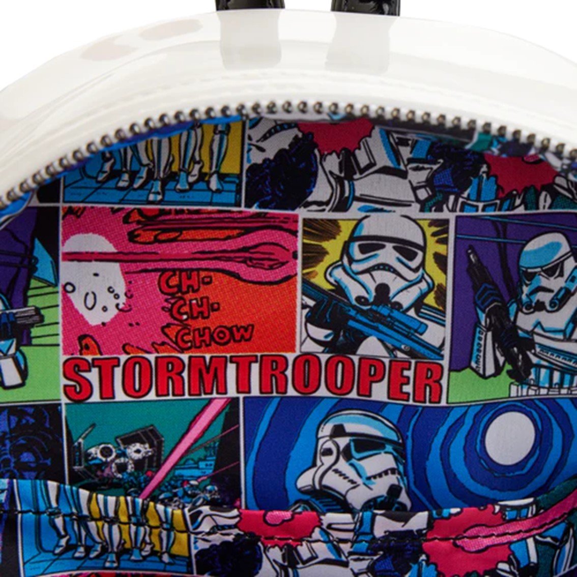 MOCHILA LOUNGEFLY STARWARS STORMTROOPER LENTICULAR