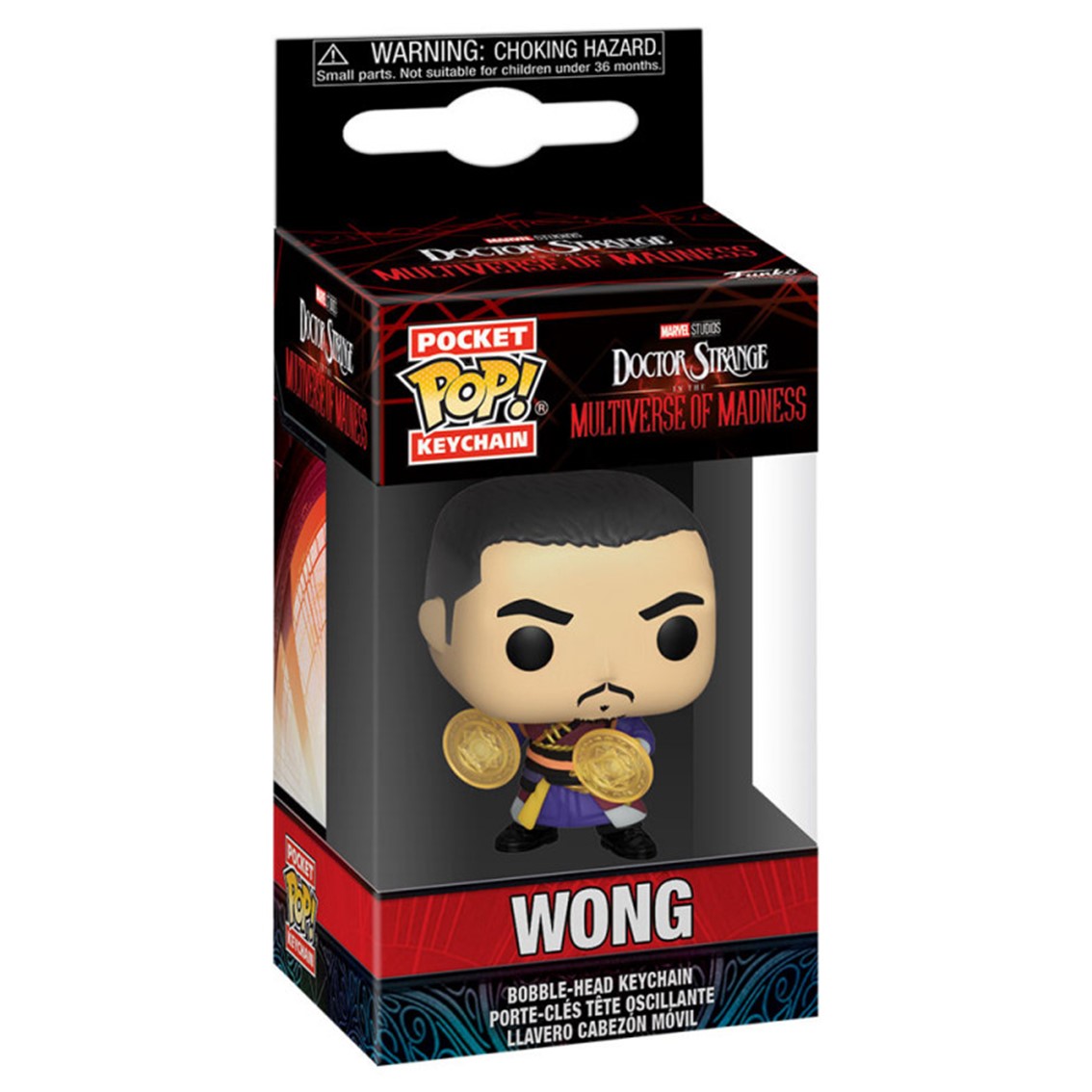 FUNKO POP KEYCHAIN LLAVERO DOCTOR STRANGE MULTIVERSO DE LA LOCURA WONG 60912