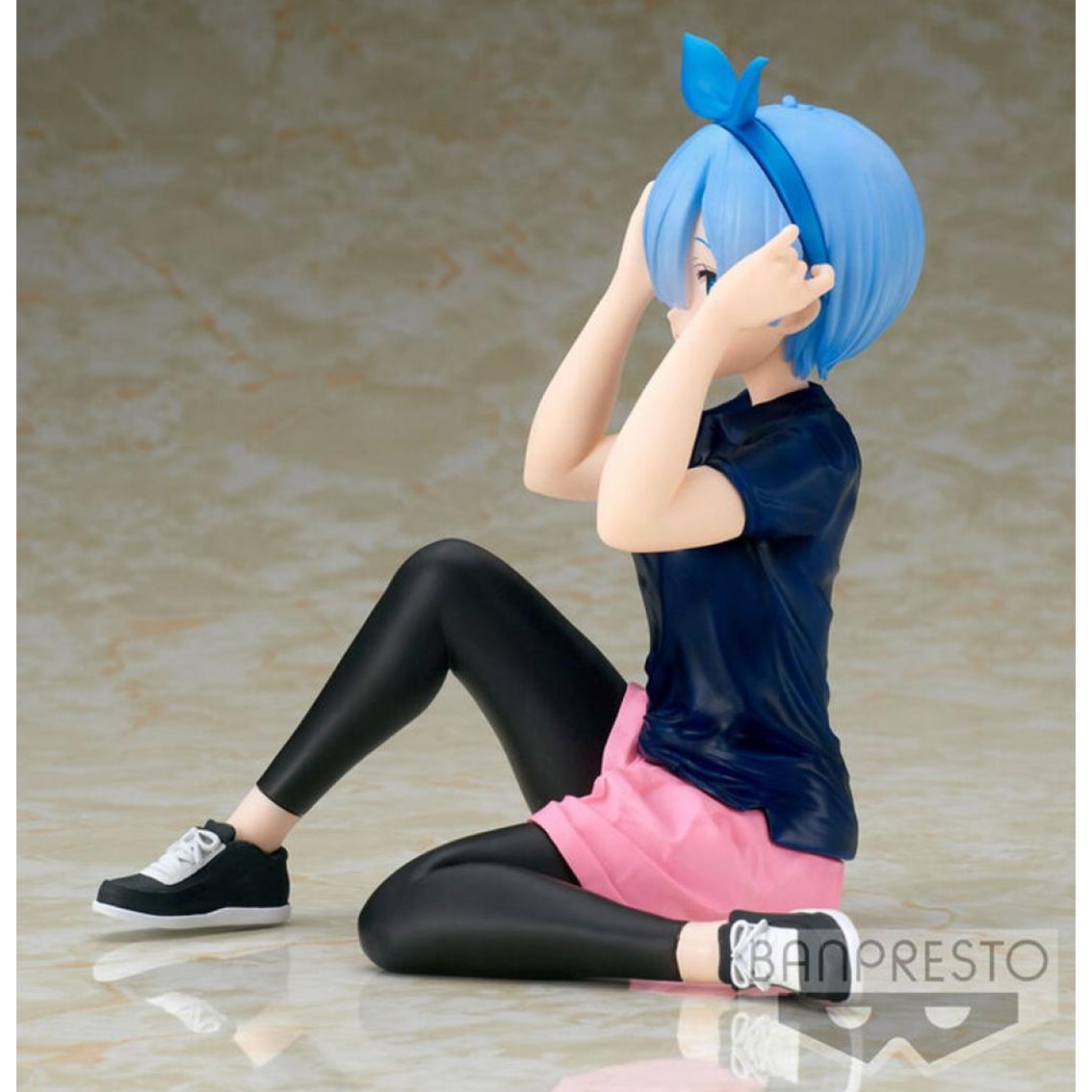 FIGURA BANPRESTO RE ZERO STARTING LIFE IN ANOTHER WORLD RELAX TIME REM TRAINING