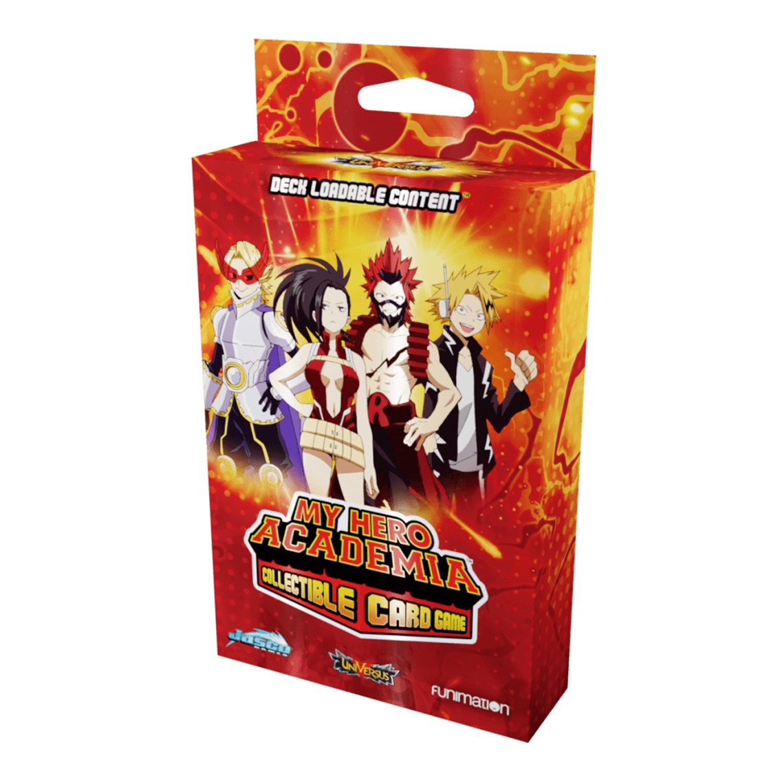 JUEGO DE CARTAS MY HERO ACADEMIA DECK LOADABLE CONTENT CRIMSON RAMPAGE