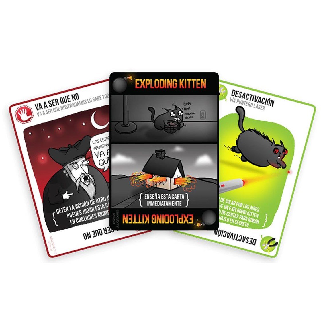 JUEGO DE MESA EXPLODING KITTENS EDICION 2 JUGADORES PEGI 7