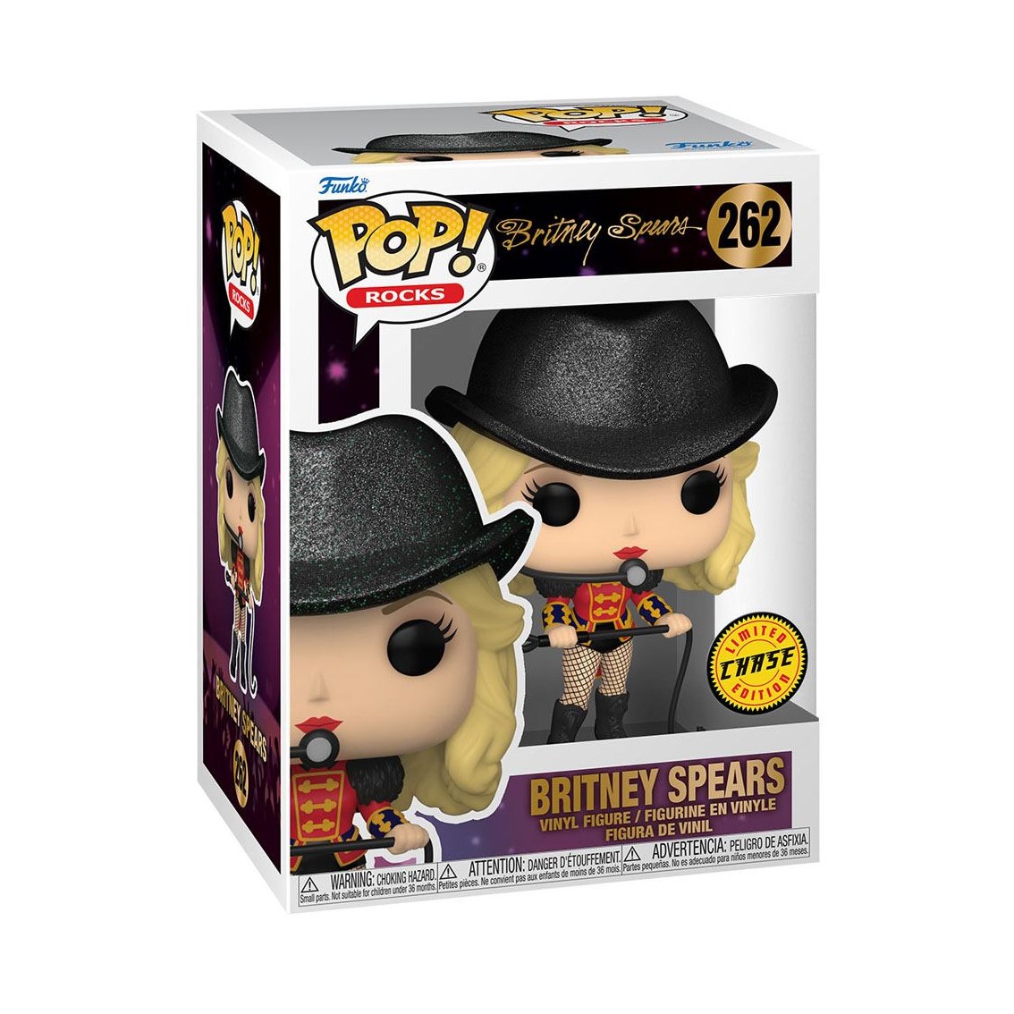FUNKO POP ESTRELLAS DE LA MUSICA BRITNEY SPEARS CIRCUS CON OPCION CHASE 61435