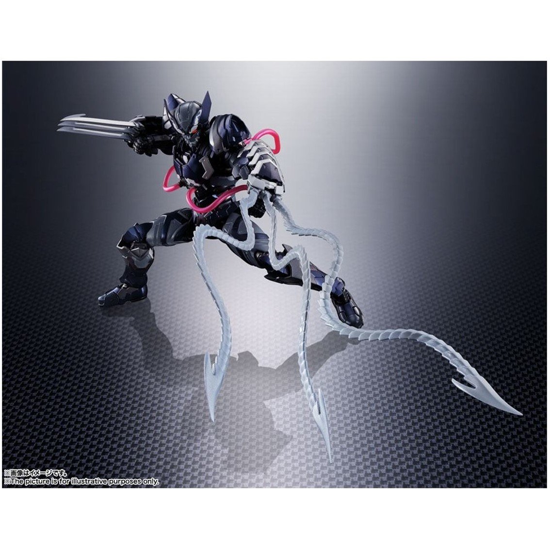 FIGURA TAMASHII NATIONS SH FIGUARTS MARVEL TECH-ON WOLVERINE VENOM SYMBIOTE