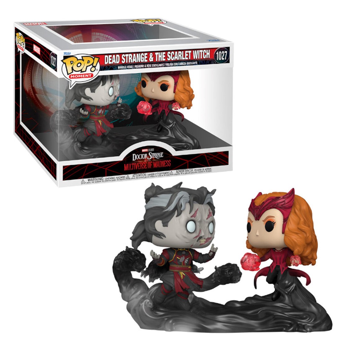 FUNKO POP MOMENTS MARVEL DOCTOR STRANGE MULTIVERSO DE LA LOCURA DOCTOR STRANGE NECROMANCE VS BRUJA ESCARLATA 60915