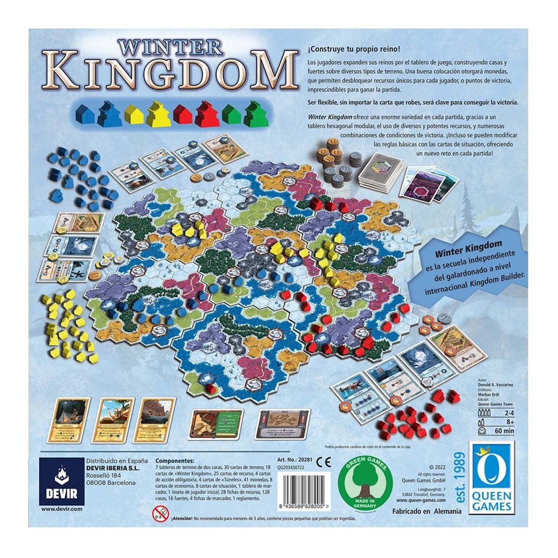 JUEGO DE MESA DEVIR WINTER KIMGDOM PEGI 8