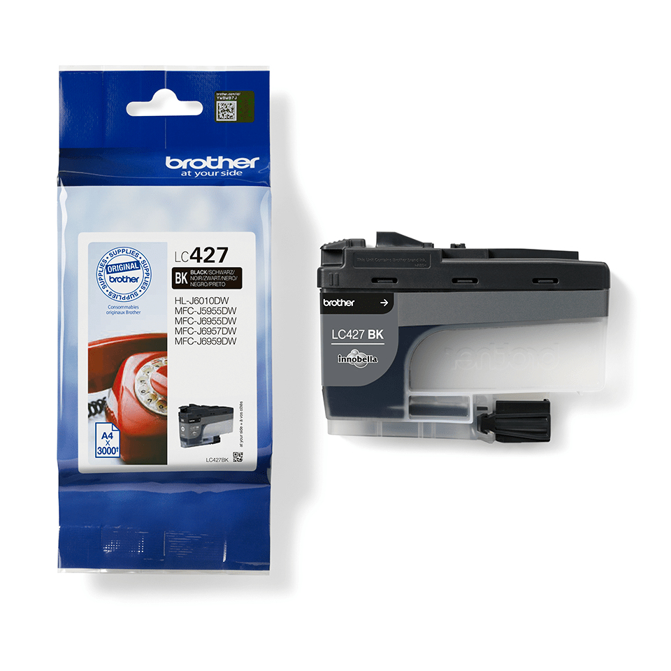 CARTUCHO TINTA BROTHER LC427BK NEGRO 3000 PAGINAS