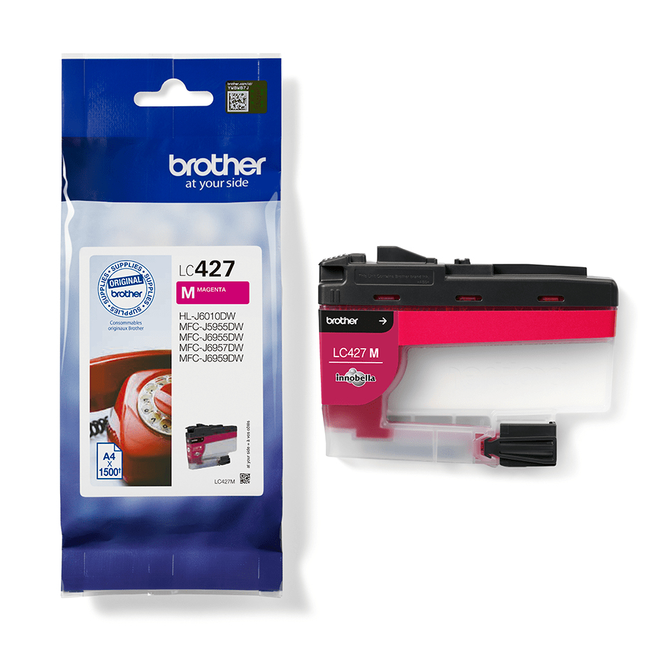 CARTUCHO TINTA BROTHER LC427M MAGENTA 1500 PAGINAS