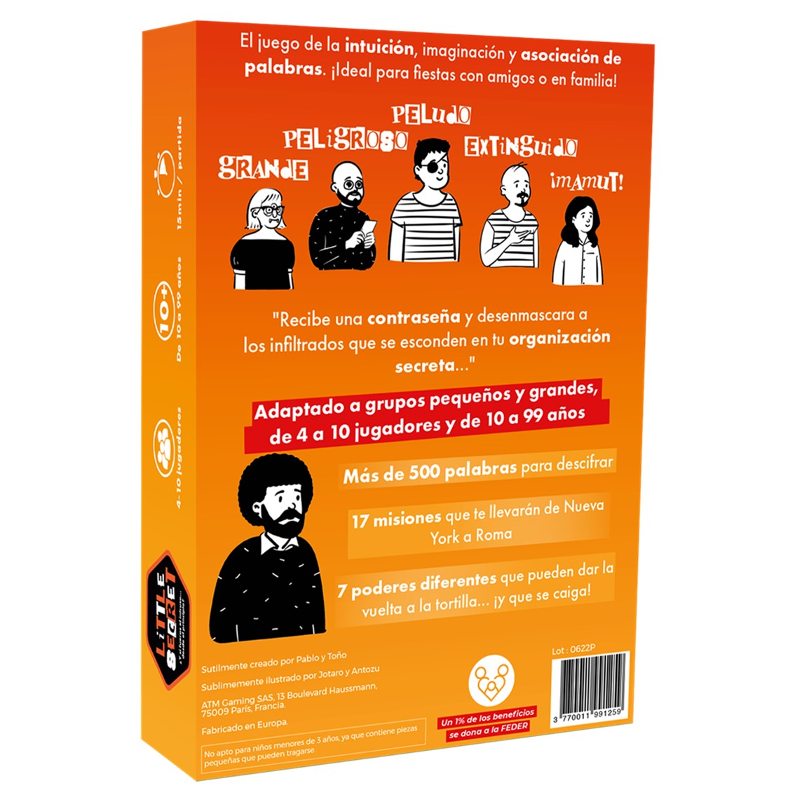 JUEGO DE MESA LITTLE SECRET PEGI 10