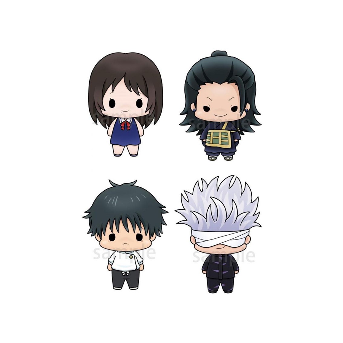 SET FIGURAS MEGAHOUSE CHOKORIN MASCOT JUJUTSU KAISEN 0 5 CM
