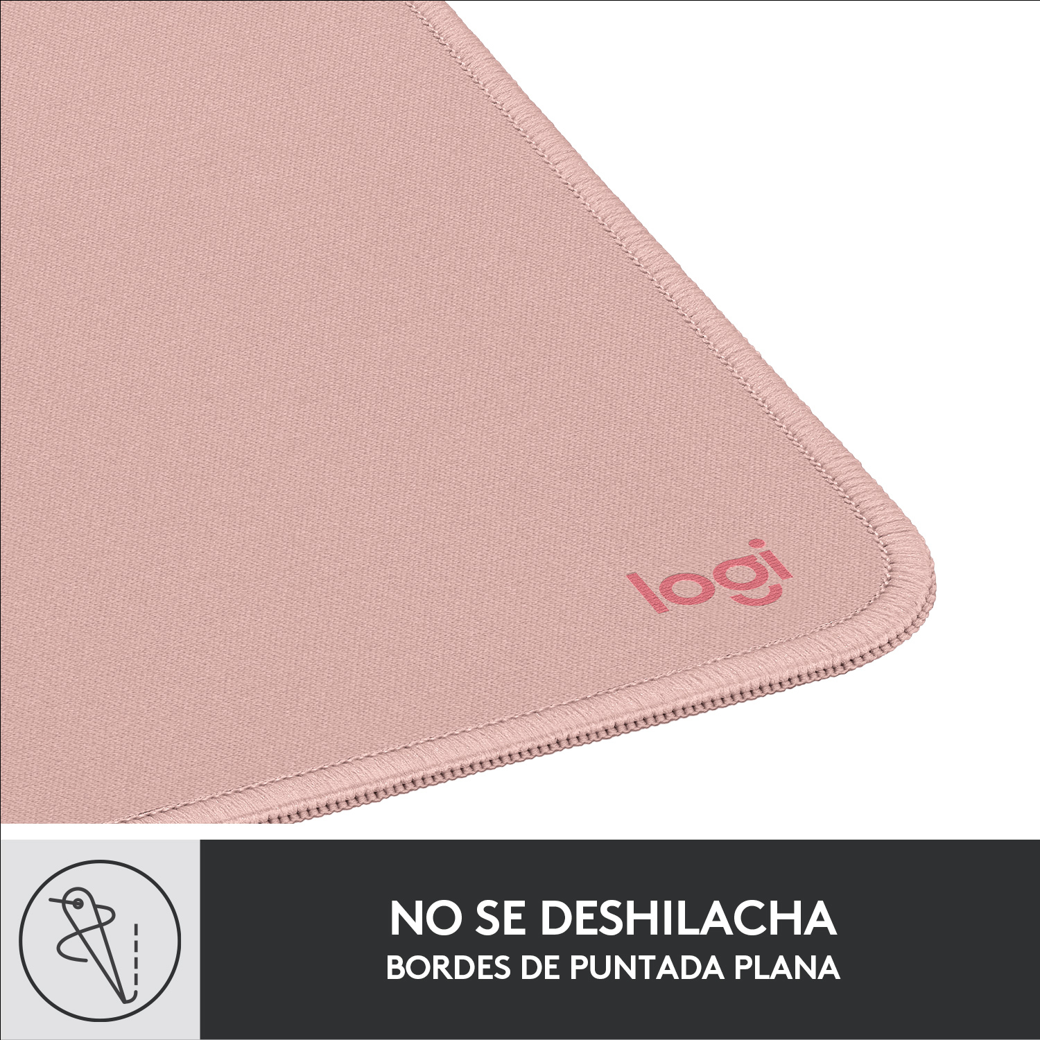 ALFOMBRILLA LOGITECH DESK MAT STUDIO SERIES ROSA OSCURO