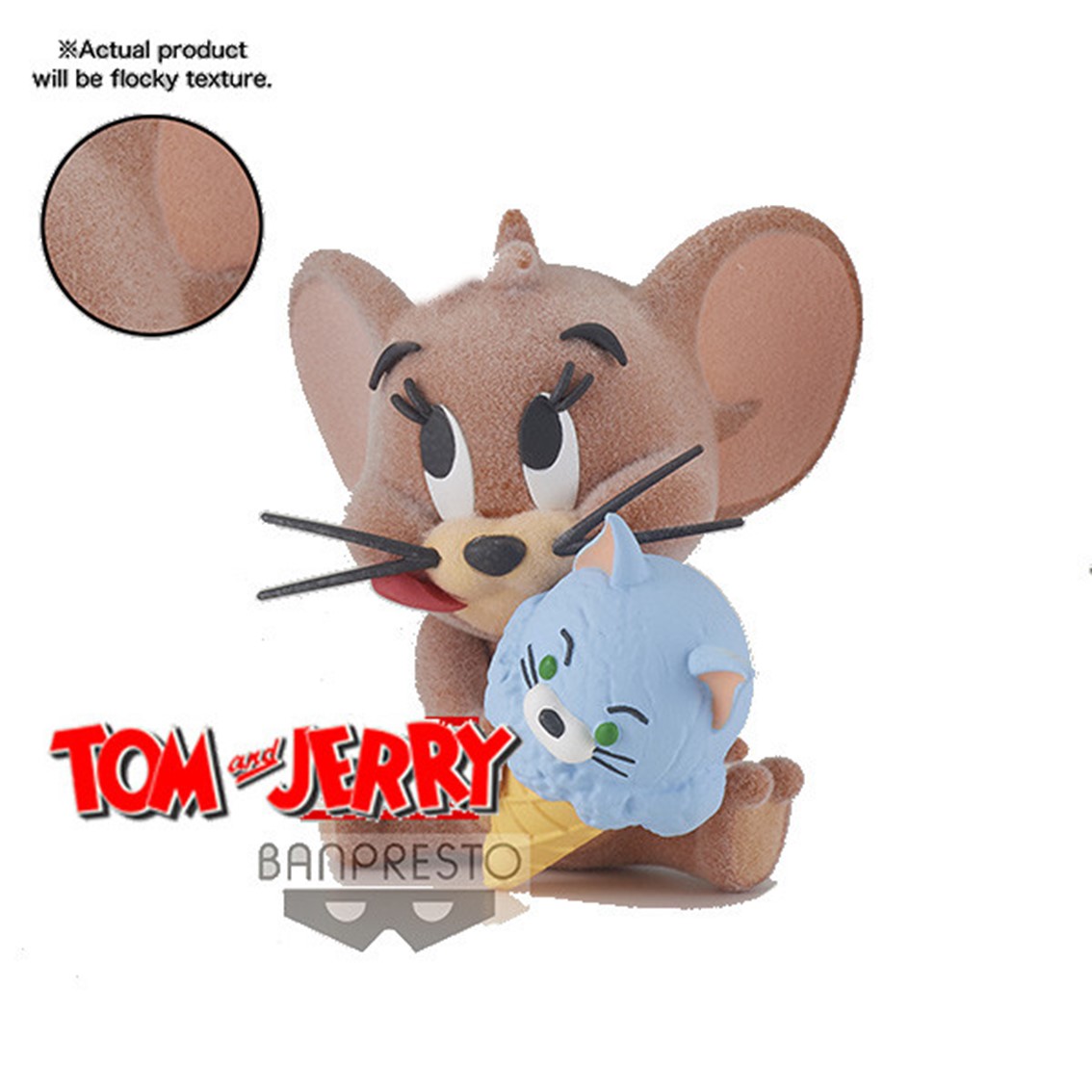 FIGURA BANPRESTO TOM & JERRY YUMMY YUMY WORLD JERRY FLUFFY PUFFY