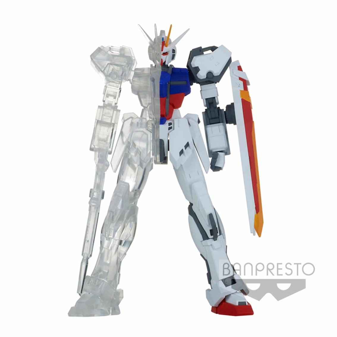 FIGURA BANPRESTO MOBILE SUIT GUNDAM SEED INTERNAL STRUCTURE GAT-X105 STRIKE GUNDAM WEAPON VERSION A