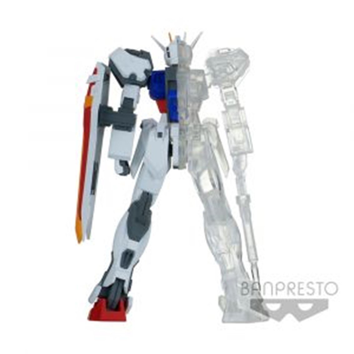 FIGURA BANPRESTO MOBILE SUIT GUNDAM SEED INTERNAL STRUCTURE GAT-X105 STRIKE GUNDAM WEAPON VERSION A