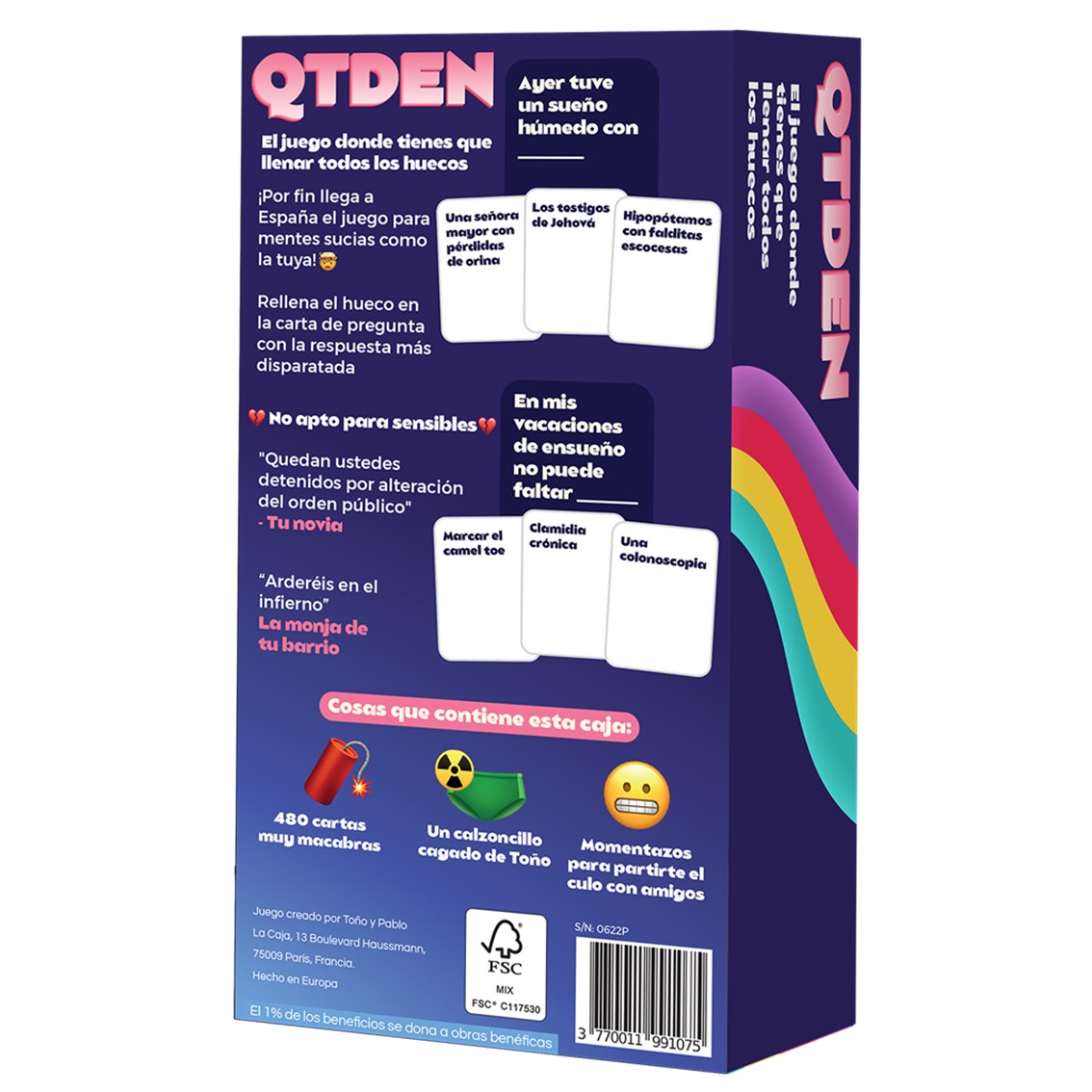 JUEGO DE MESA QTDEN PEGI 16