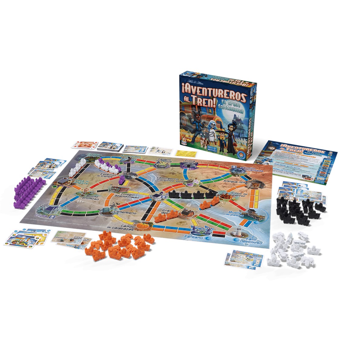 JUEGO DE MESA ¡AVENTUREROS AL TREN! EL TREN FANTASMA PEGI 6