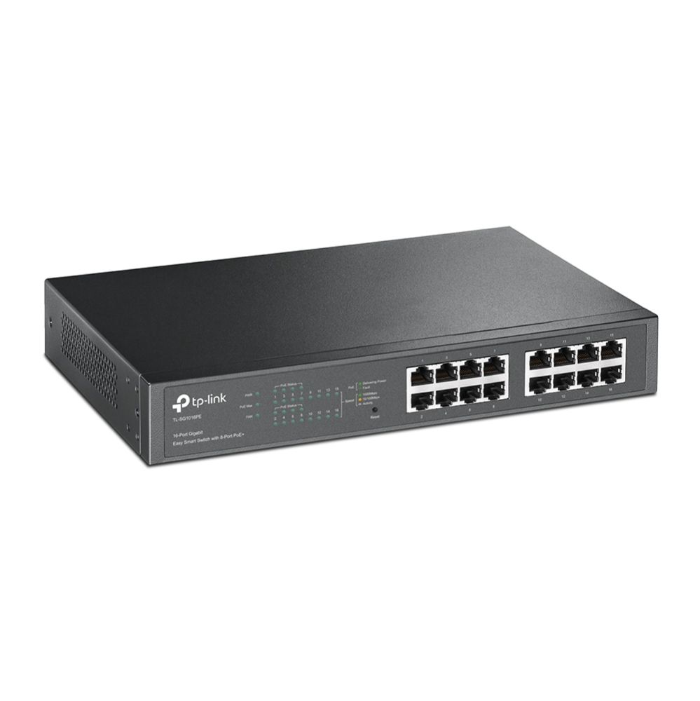 SWITCH 16 PUERTOS TP-LINK TL-SG1016PE EASY SMART 10/100/1000