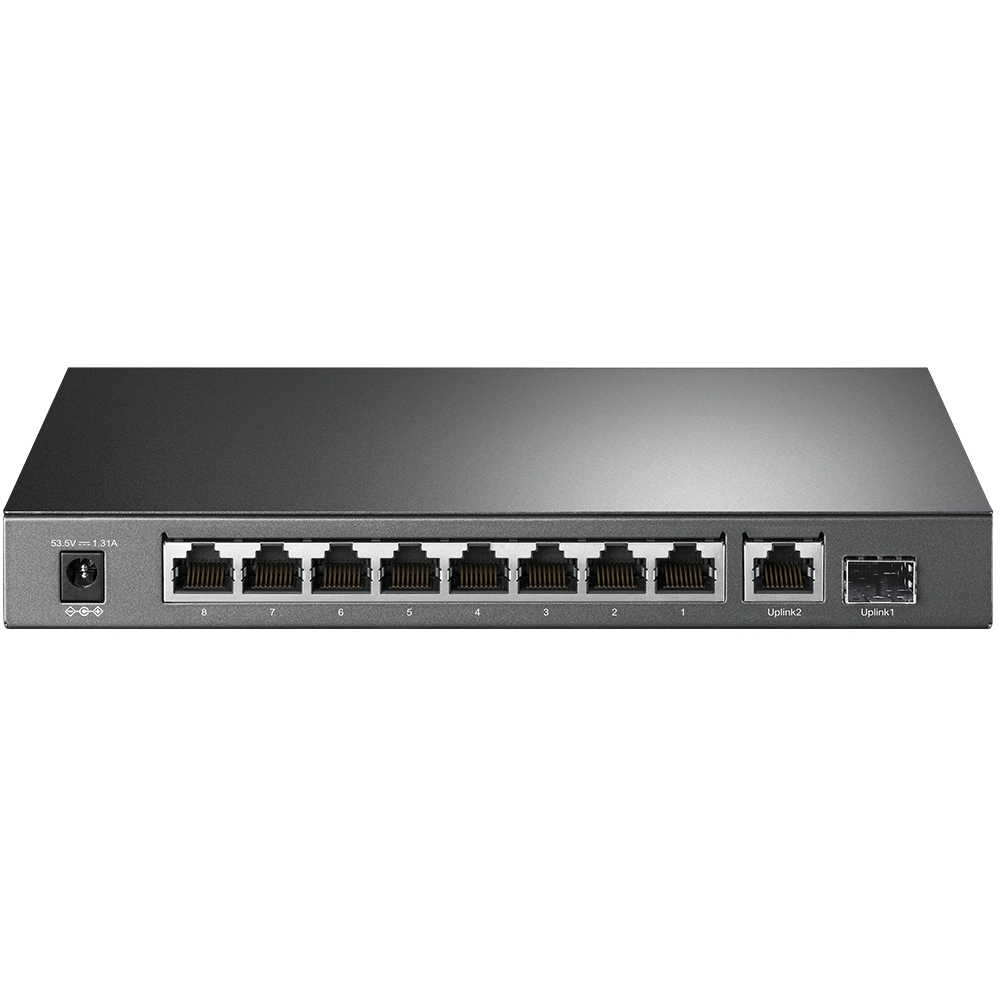 SWITCH 10 PUERTOS TP-LINK TL-SG1210P 10/100/1000 8 PUERTOS POE+ 1 PUERTO SFP