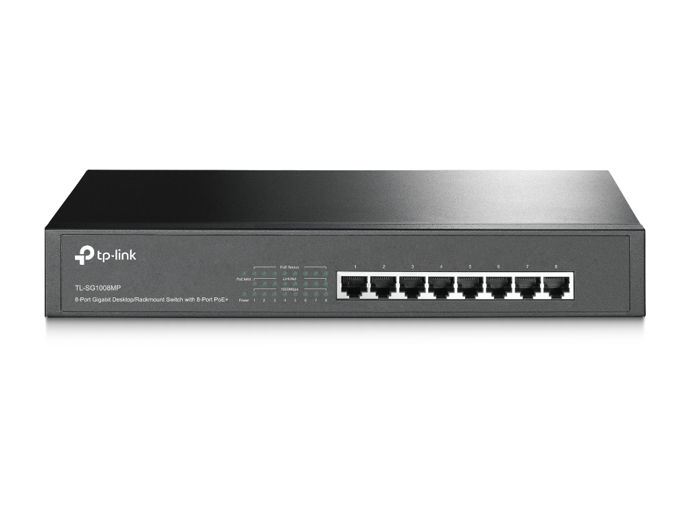 SWITCH 8 PUERTOS TP-LINK TL-SG1008MP 10/100/1000 POE+