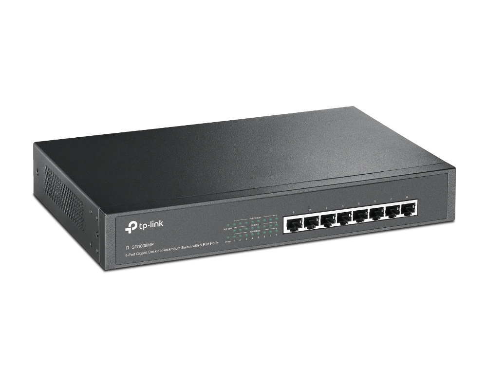 SWITCH 8 PUERTOS TP-LINK TL-SG1008MP 10/100/1000 POE+