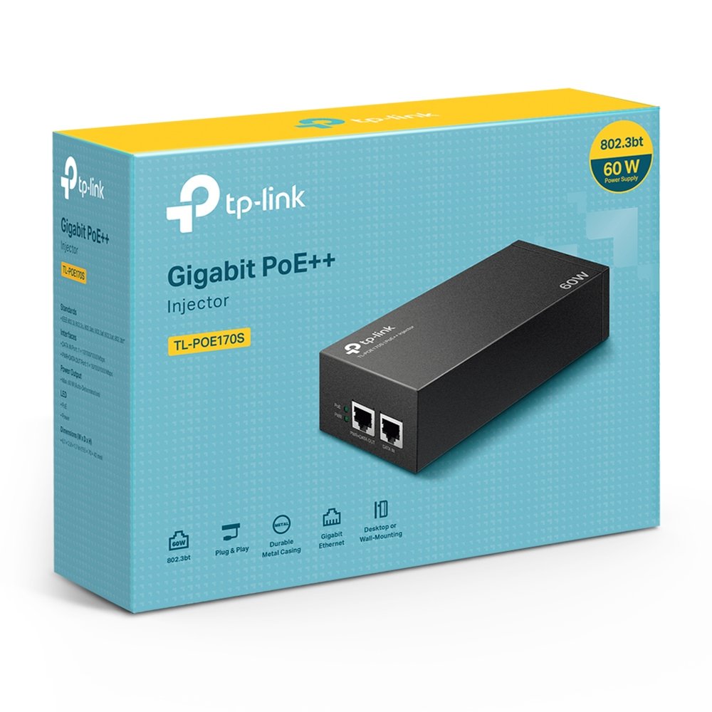 INYECTOR POE++ TP-LINK TL-POE170S HASTA 60W