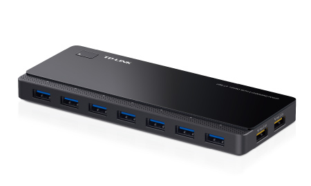 HUB USB TP-LINK UH720 7 PUERTOS 3.0 CON 2 PUERTOS DE CARGA