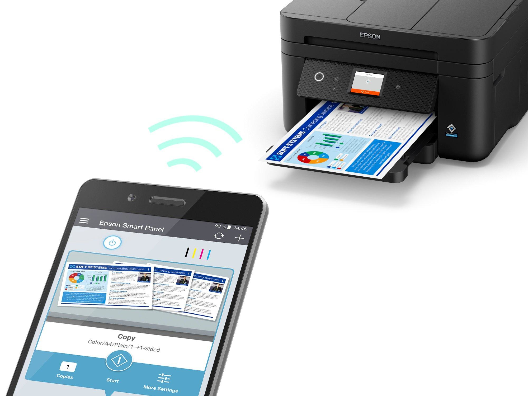 Multifunción Inyección Epson Workforce Wf-2960Dwf Color Wifi Duplex Fax